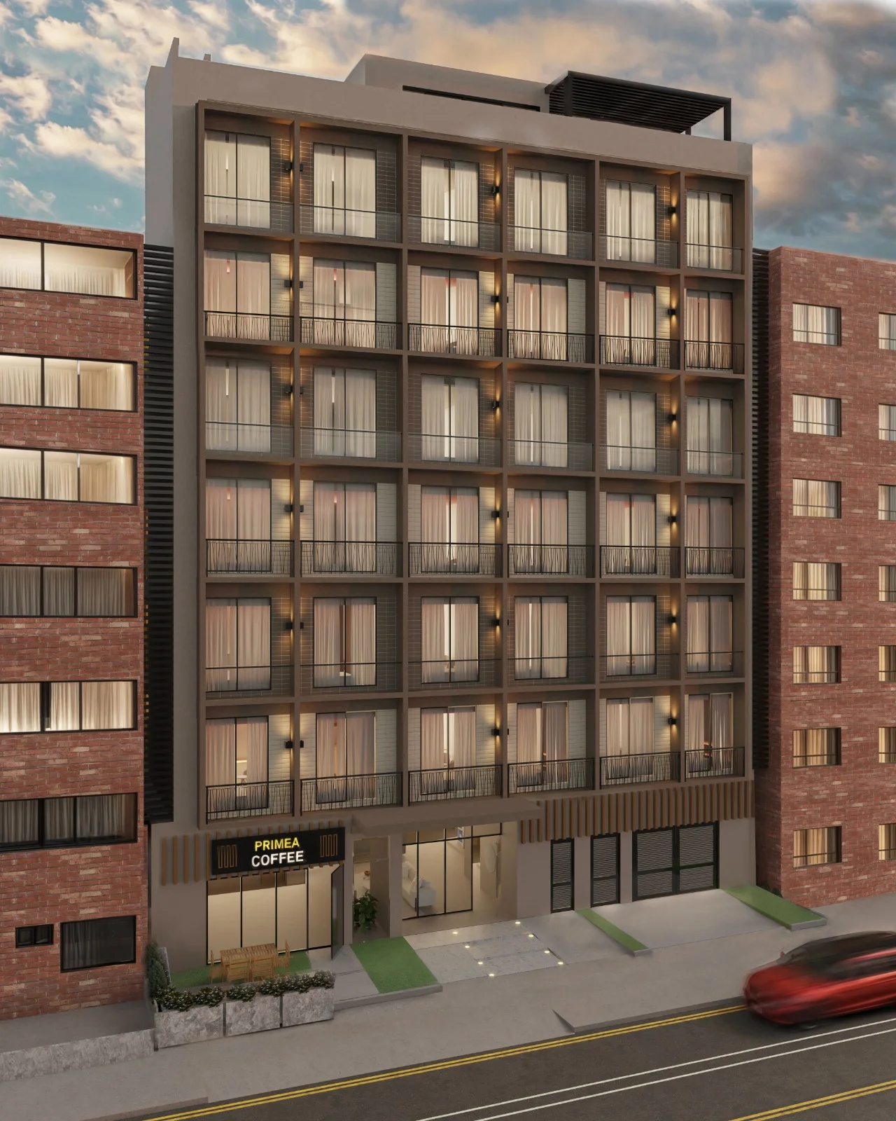 Primea 53 - <br> Un exclusivo proyecto de 60 apartamentos, con todos los espacios complementarios, ideal para estudiantes, profesionales independientes, turistas y ejecutivos.